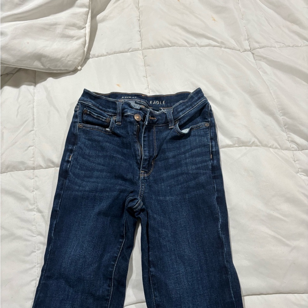 American Eagle Outfitters Blue Straight Leg Jeans